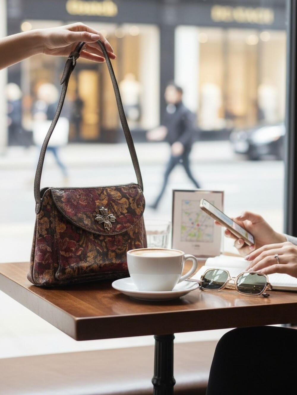 Patricia Nash Salina Autumn Leaves Crossbody
